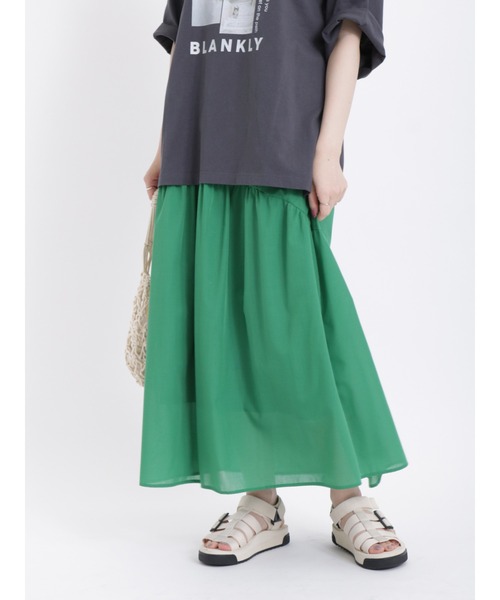 Samansa Mos2（サマンサ モスモス）の「ラウンドティアードスカート（スカート・レディース・ブラック/オフホワイト/ピンク/グリーン・F）」の3枚目の写真