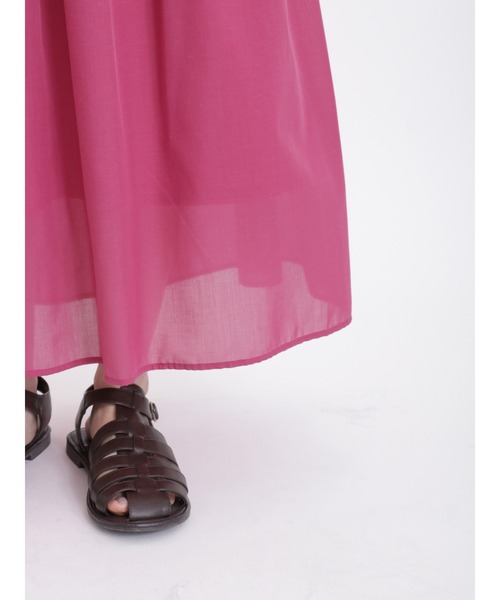 Samansa Mos2（サマンサ モスモス）の「ラウンドティアードスカート（スカート・レディース・ブラック/オフホワイト/ピンク/グリーン・F）」の9枚目の写真