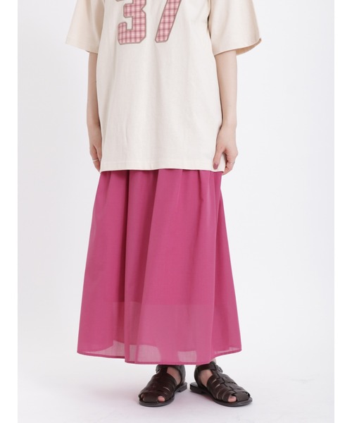 Samansa Mos2（サマンサ モスモス）の「ラウンドティアードスカート（スカート・レディース・ブラック/オフホワイト/ピンク/グリーン・F）」の6枚目の写真