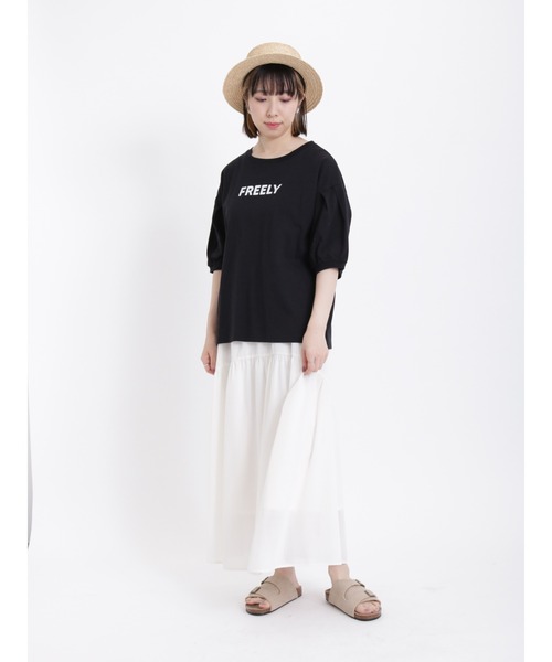 Samansa Mos2（サマンサ モスモス）の「ラウンドティアードスカート（スカート・レディース・ブラック/オフホワイト/ピンク/グリーン・F）」の19枚目の写真