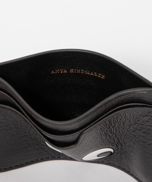 ANYA HINDMARCH（アニヤハインドマーチ）の「ANYA HINDMARCH EYES CARD CASE アニヤハインドマーチ アイズ カードケース（カードケース・レディース・ブラック・FREE）」の6枚目の写真