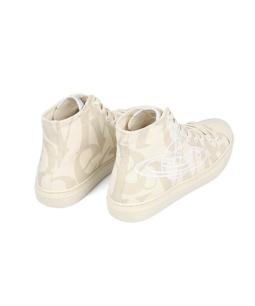 Vivienne Westwood MAN(ヴィヴィアンウエストウッドマン)の「PLIMSOLL HIGH TOP スニーカー【139661 75011R】(スニーカー・メンズ・ベージュ系その他・41)」の4枚目の写真
