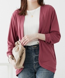 【ＵＶカット・接触冷感】７分袖カットソーボレロカーディガン