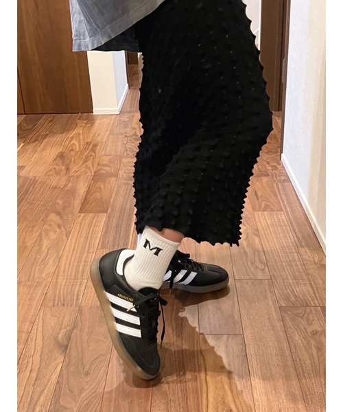 DEVICE（デバイス）の「【NATSUPOO SELECT】ソックス 靴下 ぽこぽこバブル＆アルファベットロゴ（ソックス/靴下・レディース・ホワイト/ピンク/オレンジ/ブルー・FREE）」の21枚目の写真