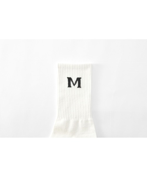 DEVICE（デバイス）の「【NATSUPOO SELECT】ソックス 靴下 ぽこぽこバブル＆アルファベットロゴ（ソックス/靴下・レディース・ホワイト/ピンク/オレンジ/ブルー・FREE）」の7枚目の写真