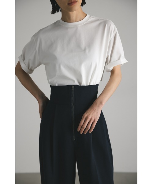 STYLEMIXER(スタイルミキサー)の「バックオープンT(Tシャツ/カットソー・レディース・ホワイト/ブラック/ベージュ・FREE)」の8枚目の写真