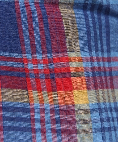 OUTLET（アウトレット）の「【CIAOPANIC TYPY】チェックカシュクールシャツ（シャツ/ブラウス・レディース・ネイビー/レッド・MEDIUM）」の12枚目の写真