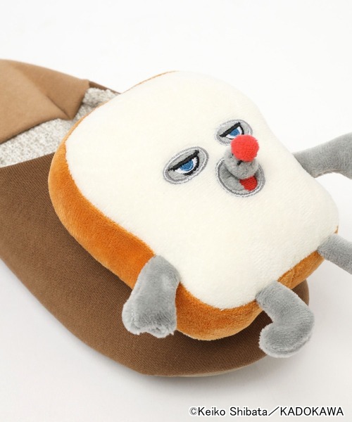 niko and...（ニコアンド）の「【パンどろぼう】コラボ フェイスルームシューズ【web限定販売】（ルームシューズ/スリッパ・レディース・ベージュ・MEDIUM）」の9枚目の写真