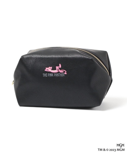 BAYFLOW(ベイフロー)の「【PINK PANTHER(ピンクパンサー)×BAYFLOW】ボックスポーチ(ポーチ・レディース・ブラック/ベージュ・0)」の3枚目の写真