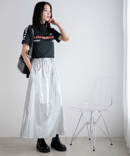 WEGO（ウィゴー）の「WEGO/ハーフジップジャージ（ジャージ・レディース・ブラック/ホワイト系その他・FREE）」の4枚目の写真