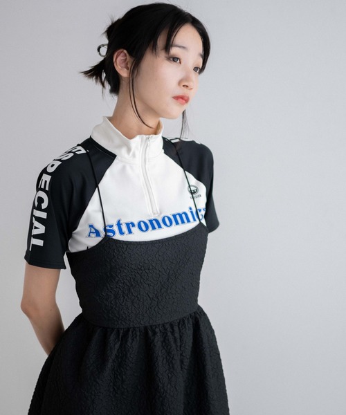 WEGO（ウィゴー）の「WEGO/ハーフジップジャージ（ジャージ・レディース・ブラック/ホワイト系その他・FREE）」の5枚目の写真