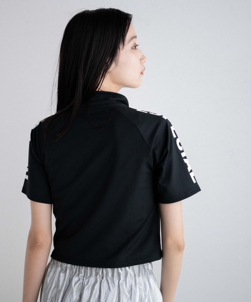 WEGO（ウィゴー）の「WEGO/ハーフジップジャージ（ジャージ・レディース・ブラック/ホワイト系その他・FREE）」の10枚目の写真