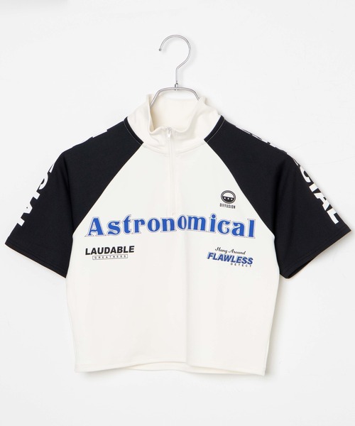 WEGO（ウィゴー）の「WEGO/ハーフジップジャージ（ジャージ・レディース・ブラック/ホワイト系その他・FREE）」の12枚目の写真