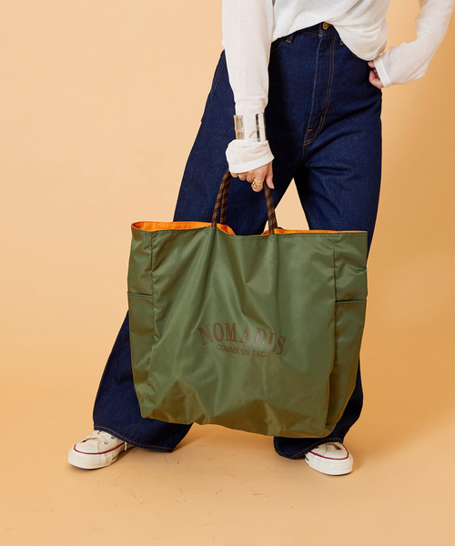 NOMADIS(ノマディス)の「【NOMADIS/ノマディス】SAC2:トートバッグ(トートバッグ・レディース・パープル/カーキ・FREE)」の2枚目の写真