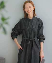 『別注』Lee×ROSSO　BELTED DENIM DRESS