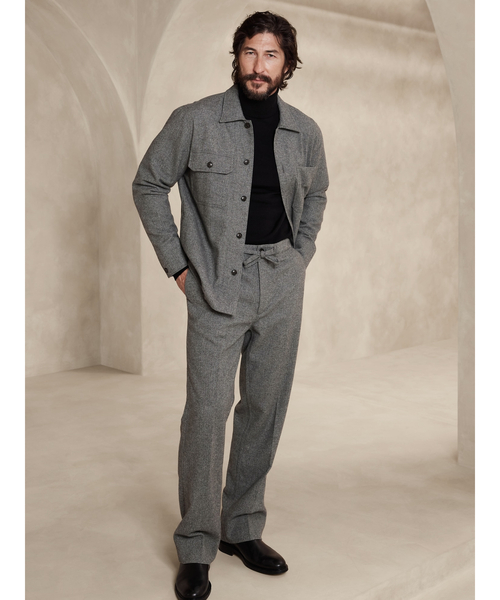 Banana Republic（バナナリパブリック）の「Salado シャツジャケット（シャツ/ブラウス・メンズ・キャメル/グレー・S/M/XL/L）」の4枚目の写真