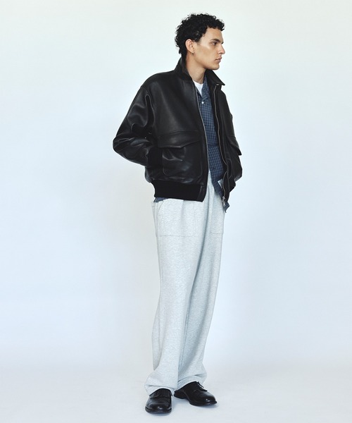 FIDELITY ラムレザー A-2 ジャケット　L 再入荷【MEN'S】FIDELITY[フィデリティ] LAMB LEATHER A-2 JAC