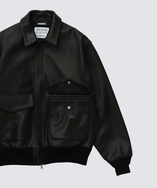 LAMB LEATHER A-2 JACKET / ラムレザーA2ジャケット（ライダース
