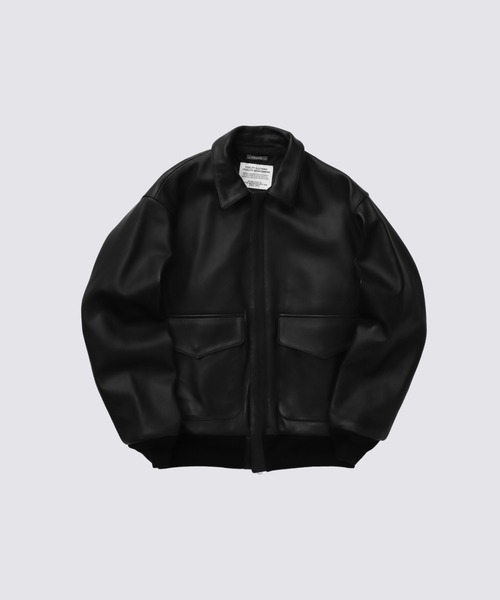 FIDELITY（フィデリティ）の「LAMB LEATHER A-2 JACKET