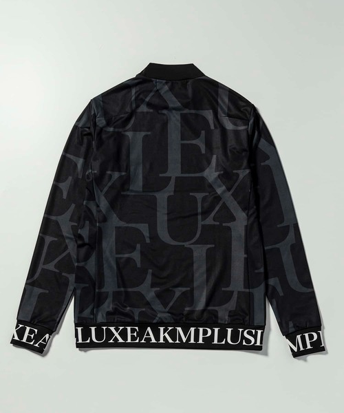【セール】LUXEAKMPLUS(リュクスエイケイエムプラス)ゴルフ 裾ロゴ総柄モックネックTシャツ（Tシャツ/カットソー）｜LUXEAKMPLUS（リュクスエイケイエムプラス）