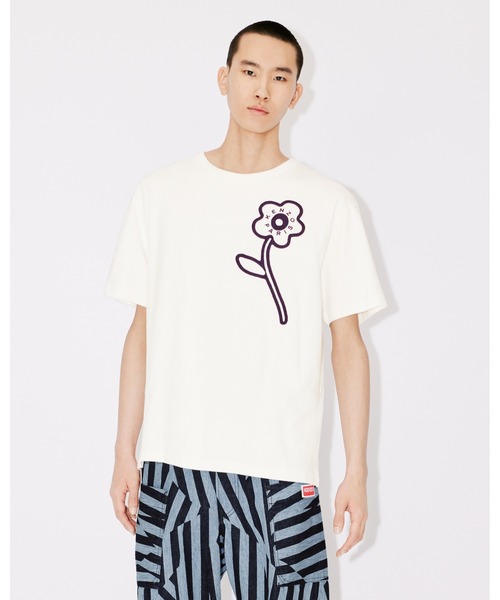 KENZO(ケンゾー)の「'KENZO Rue Vivienne' オーバーサイズ Tシャツ(Tシャツ/カットソー・メンズ・ホワイト系その他/ブラック系その他5・X-LARGE/LARGE/MEDIUM/SMALL/X-SMALL)」の2枚目の写真