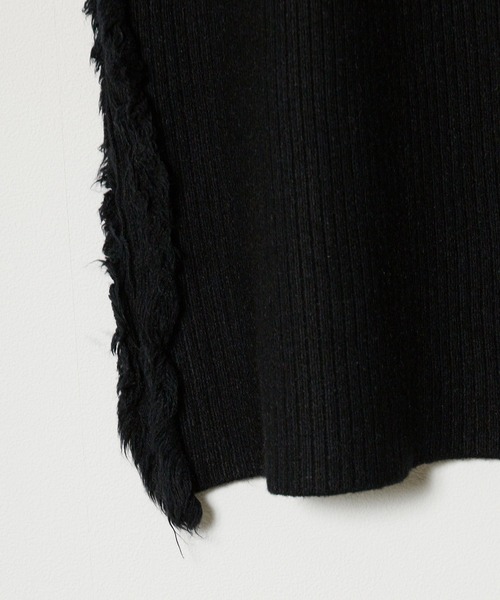 ROOPTOKYO（ループトウキョウ）の「フリンジラインニットパンツ（その他パンツ・レディース・ホワイト/ブラック/ベージュ・FREE）」の8枚目の写真