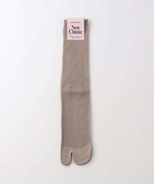Steven Alan（スティーブンアラン）の「＜MARCOMONDE＞HIGH GAUGE TABI SOCKS/ソックス（ソックス/靴下・レディース・ライトグレー/ブラック/ホワイト/ベージュ・FREE）」の4枚目の写真