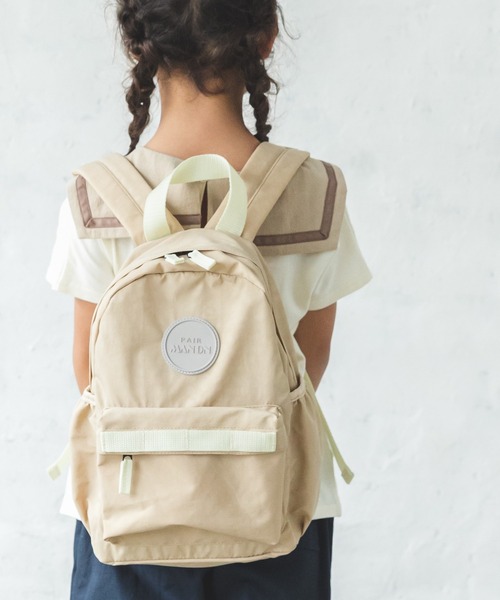 pairmanon（ペアマノン）の「ユニセックスバイカラーリュック（バックパック/リュック・キッズ・ベージュ/ブルー/イエロー/ブラック/ミント・FREE）」の3枚目の写真