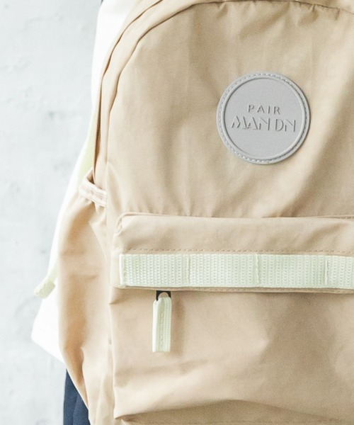 pairmanon（ペアマノン）の「ユニセックスバイカラーリュック（バックパック/リュック・キッズ・ベージュ/ブルー/イエロー/ブラック/ミント・FREE）」の8枚目の写真