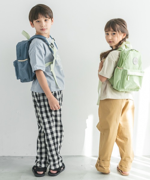 pairmanon（ペアマノン）の「ユニセックスバイカラーリュック（バックパック/リュック・キッズ・ベージュ/ブルー/イエロー/ブラック/ミント・FREE）」の11枚目の写真