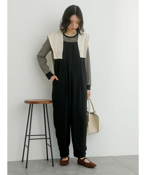 Samansa Mos2 blue（サマンサモスモスブルー）の「オールインワン（その他パンツ・レディース・モカ/ブラウン/ブラック・F）」の14枚目の写真