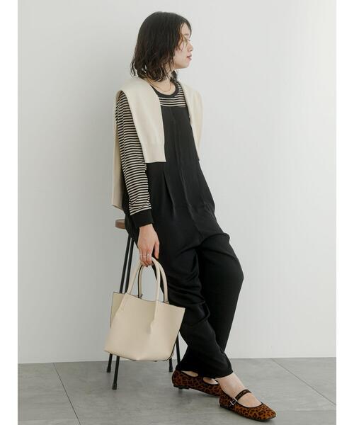 Samansa Mos2 blue（サマンサモスモスブルー）の「オールインワン（その他パンツ・レディース・モカ/ブラウン/ブラック・F）」の19枚目の写真