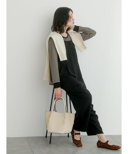 Samansa Mos2 blue（サマンサモスモスブルー）の「オールインワン（その他パンツ・レディース・モカ/ブラウン/ブラック・F）」の20枚目の写真