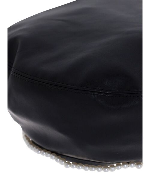 EATME（イートミー）の「フェイクパールラインベレー帽（ハンチング/ベレー帽・レディース・ブラック・FREE）」の8枚目の写真