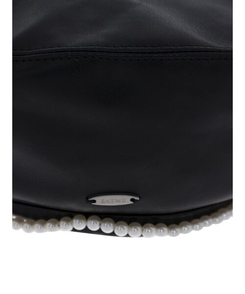 EATME（イートミー）の「フェイクパールラインベレー帽（ハンチング/ベレー帽・レディース・ブラック・FREE）」の9枚目の写真