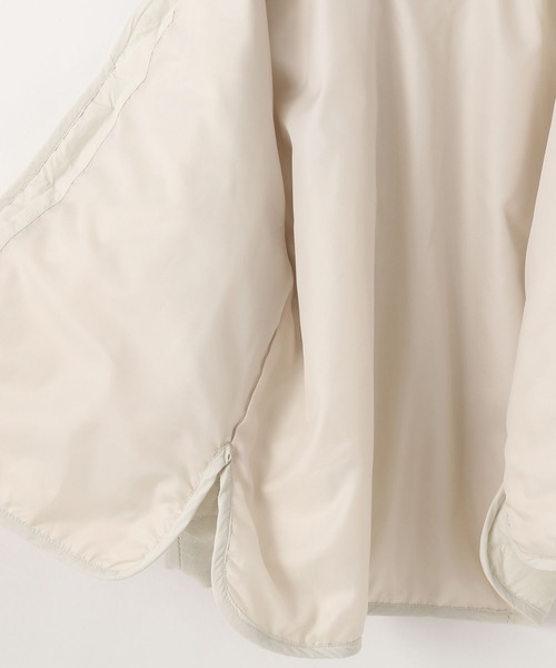 LOWRYS FARM（ローリーズファーム）の「ハートキルトブルゾン　969504（ナイロンジャケット・キッズ・アイボリー/ブラック・140cm/110cm/150cm/120cm/130cm）」の9枚目の写真