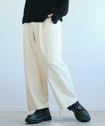 aimoha（アイモハ）の「aimoha men飾りステッチワイドパンツ（スラックス）」
