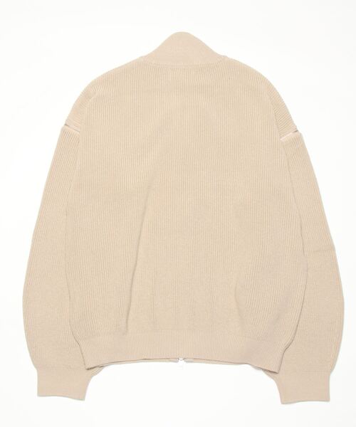 BLAYMORE（ブレイモア）の「Triple Zip Drivers Knit（ニット/セーター・レディース・ベージュ・FREE）」の9枚目の写真