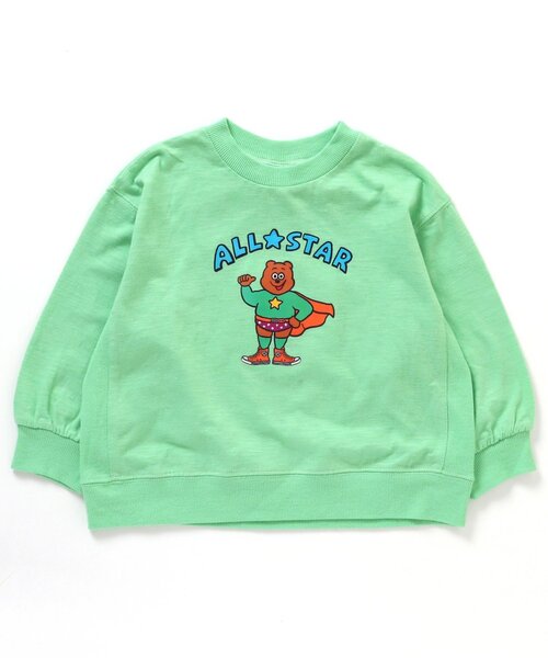 CONVERSE（コンバース）の「CONVERSE×WANPAKU HOUSE Tシャツ（Tシャツ/カットソー・キッズ・パープル/グリーン/グレー・110/120/90/130/80/100）」の14枚目の写真