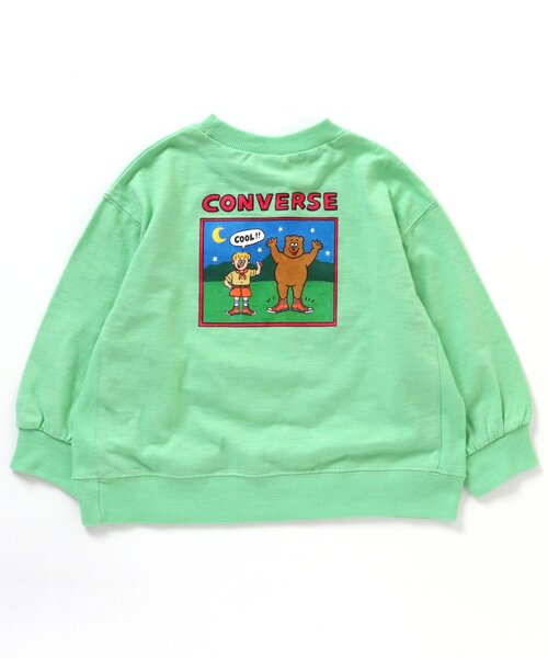 CONVERSE（コンバース）の「CONVERSE×WANPAKU HOUSE Tシャツ（Tシャツ/カットソー・キッズ・パープル/グリーン/グレー・110/120/90/130/80/100）」の15枚目の写真