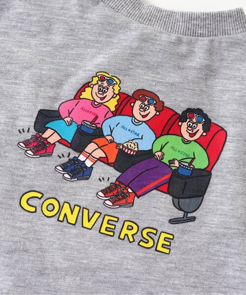 CONVERSE（コンバース）の「CONVERSE×WANPAKU HOUSE Tシャツ（Tシャツ/カットソー・キッズ・パープル/グリーン/グレー・110/120/90/130/80/100）」の22枚目の写真