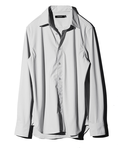 SOMEDIFF（サムディフ）の「【SOMEDIFF】ストレッチ長袖シャツ メンズ レギュラーカラーシャツ ワイシャツ ホワイト 無地 春服 冬服（シャツ/ブラウス・メンズ・ホワイト/ブラック/グレー/ブルー/グリーン・M/L/XL/XXL）」の8枚目の写真
