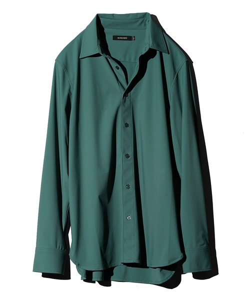SOMEDIFF（サムディフ）の「【SOMEDIFF】ストレッチ長袖シャツ メンズ レギュラーカラーシャツ ワイシャツ ホワイト 無地 春服 冬服（シャツ/ブラウス・メンズ・ホワイト/ブラック/グレー/ブルー/グリーン・M/L/XL/XXL）」の9枚目の写真