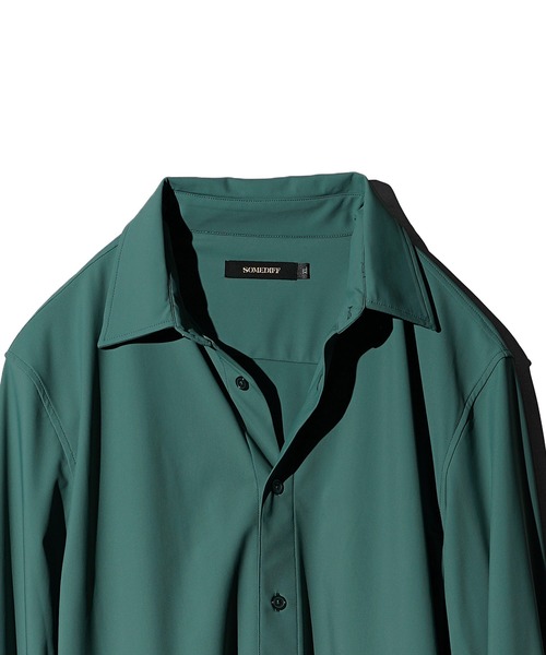 SOMEDIFF（サムディフ）の「【SOMEDIFF】ストレッチ長袖シャツ メンズ レギュラーカラーシャツ ワイシャツ ホワイト 無地 春服 冬服（シャツ/ブラウス・メンズ・ホワイト/ブラック/グレー/ブルー/グリーン・M/L/XL/XXL）」の13枚目の写真