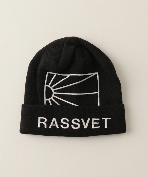 RASSVET ラスベート　ニットキャップ セール】【RASSVET/ラスベート】 LOGO BEANIE KNIT：ニット