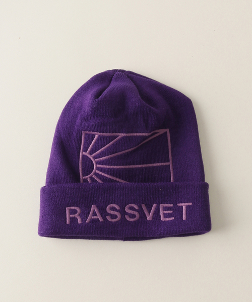 セール】【RASSVET/ラスベート】 LOGO BEANIE KNIT：ニット