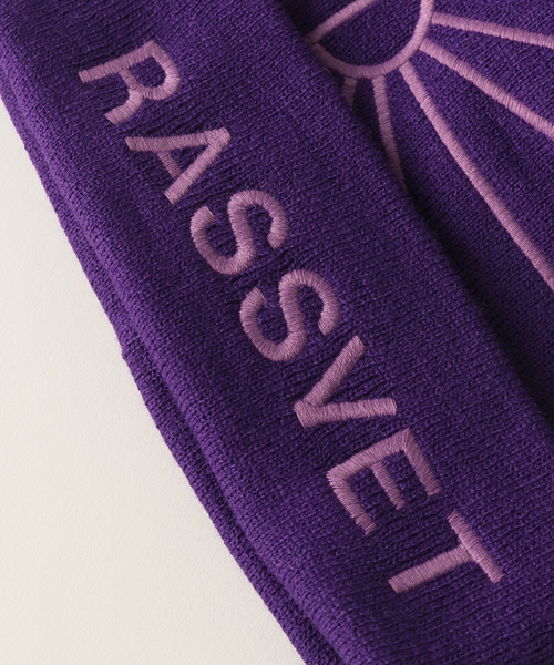 RASSVET ラスベート　ニットキャップ セール】【RASSVET/ラスベート】 LOGO BEANIE KNIT：ニット