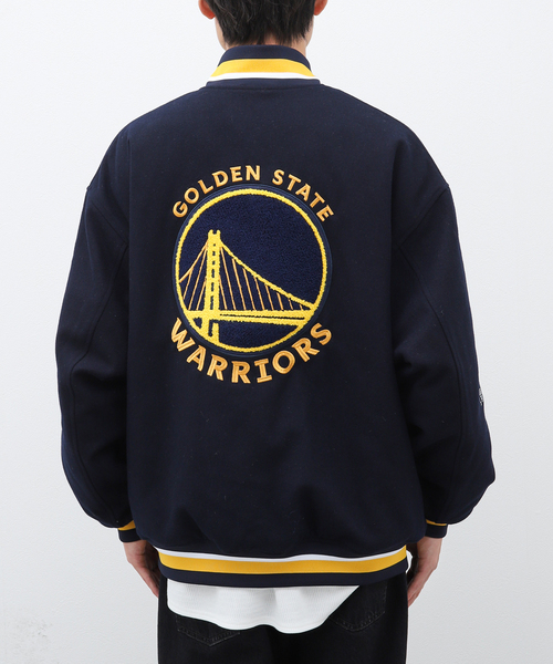 WEB限定【Off The Court by NBA】MeltonJacket（スタジャン