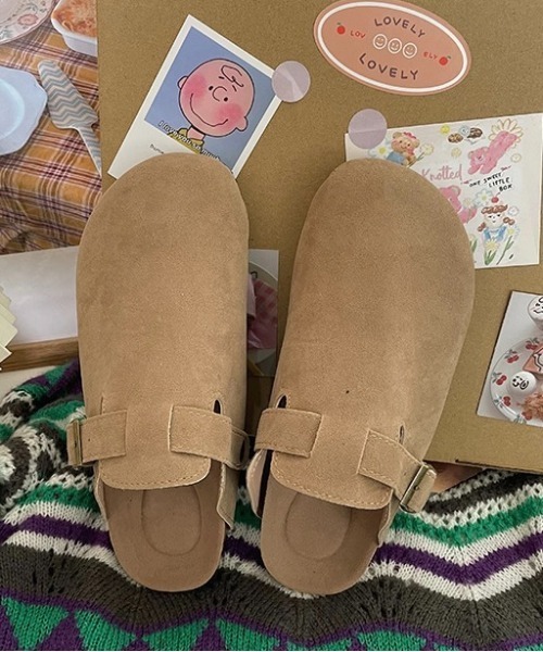Burner(バーナー)の「【OKUOKU 0909】スエード(PU)クロッグサンダル oku-shoes-671987107913-29(サンダル・メンズ・ベージュ/ブラック/グレー/アイボリー/ダークブラウン・43/41/38/40/42/39/36)」の5枚目の写真