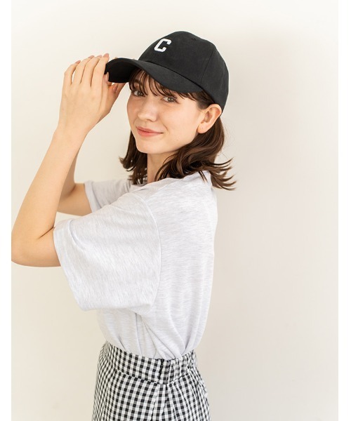 chocomee（チョコミー）の「logo C cap（キャップ・レディース・ブラック・FREE）」の2枚目の写真